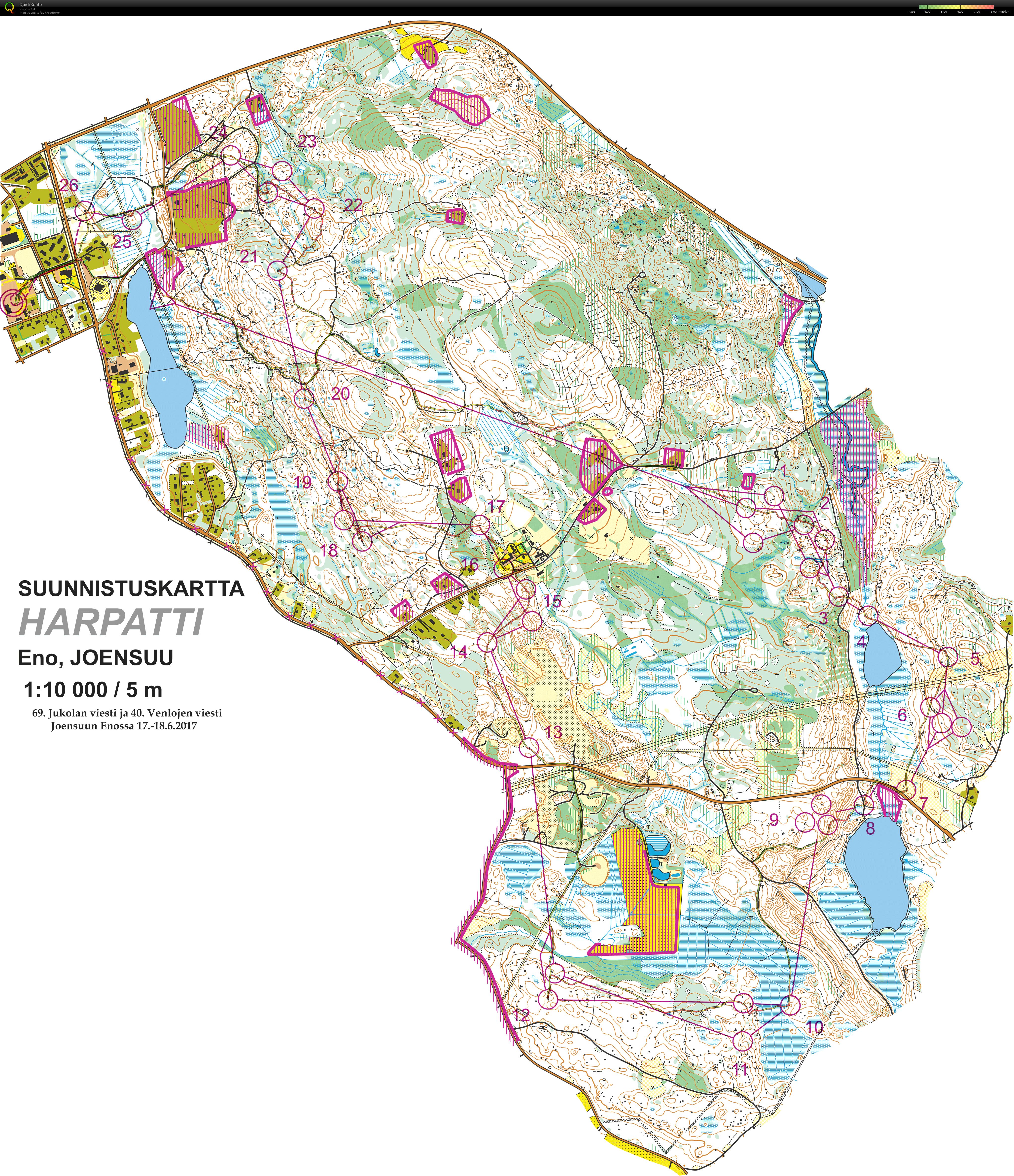 Joensuu Jukola 3. Leg (18-06-2017)