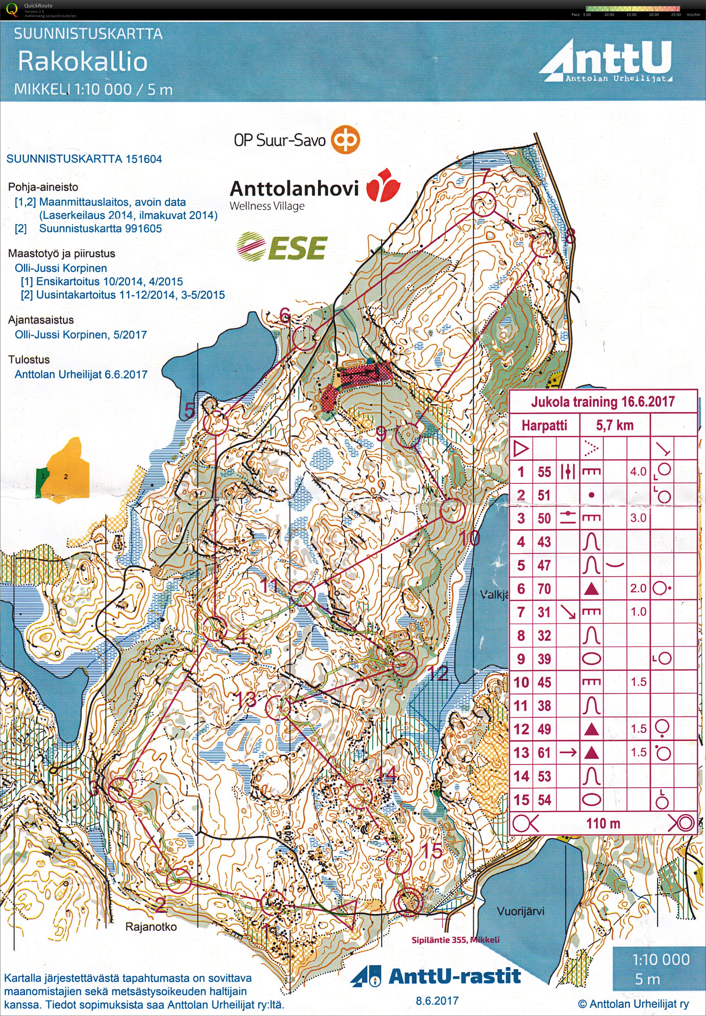 Jukola Training (16.06.2017)