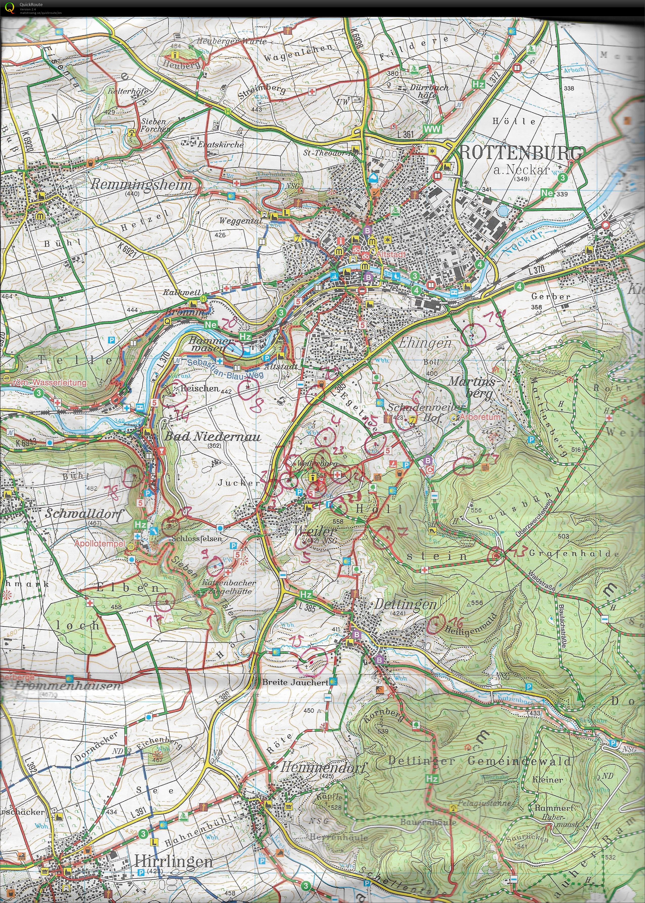 12. Rottenburger Rammert Run (19/11/2017)