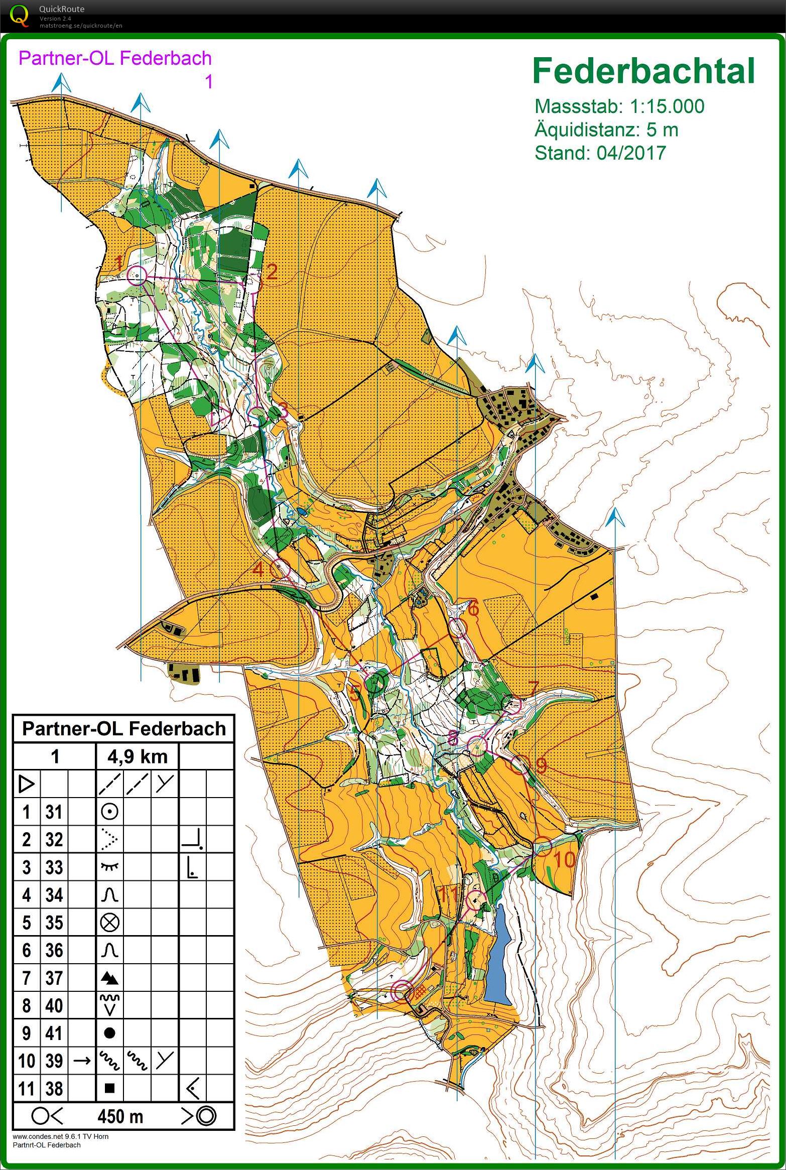 Partner memory orienteering (2017-11-25)