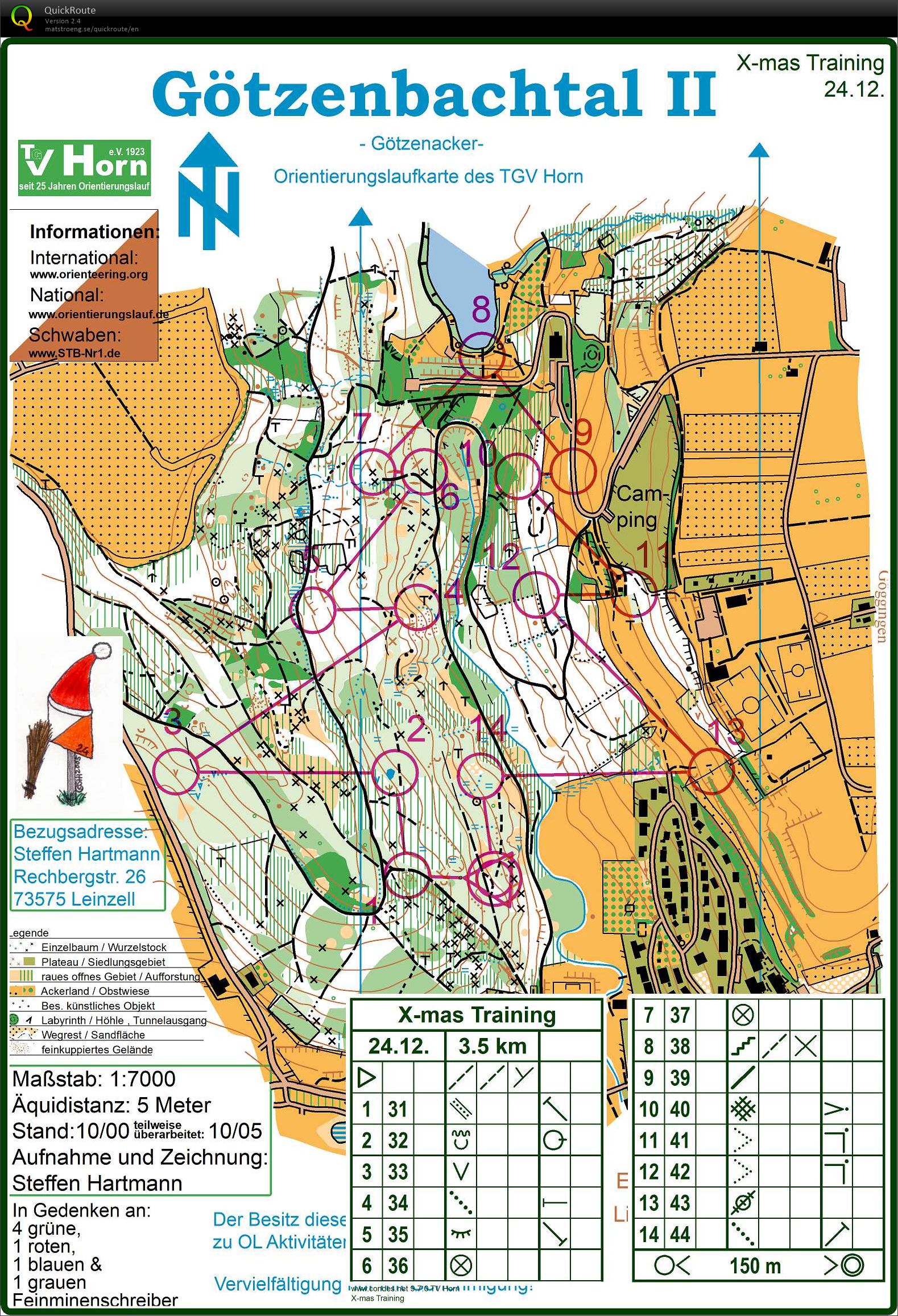 X-Mas Training (24/12/2017)