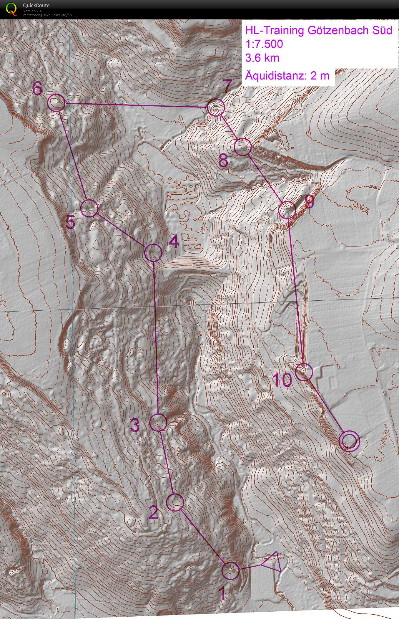 Contour training Götzenbach (06.01.2018)