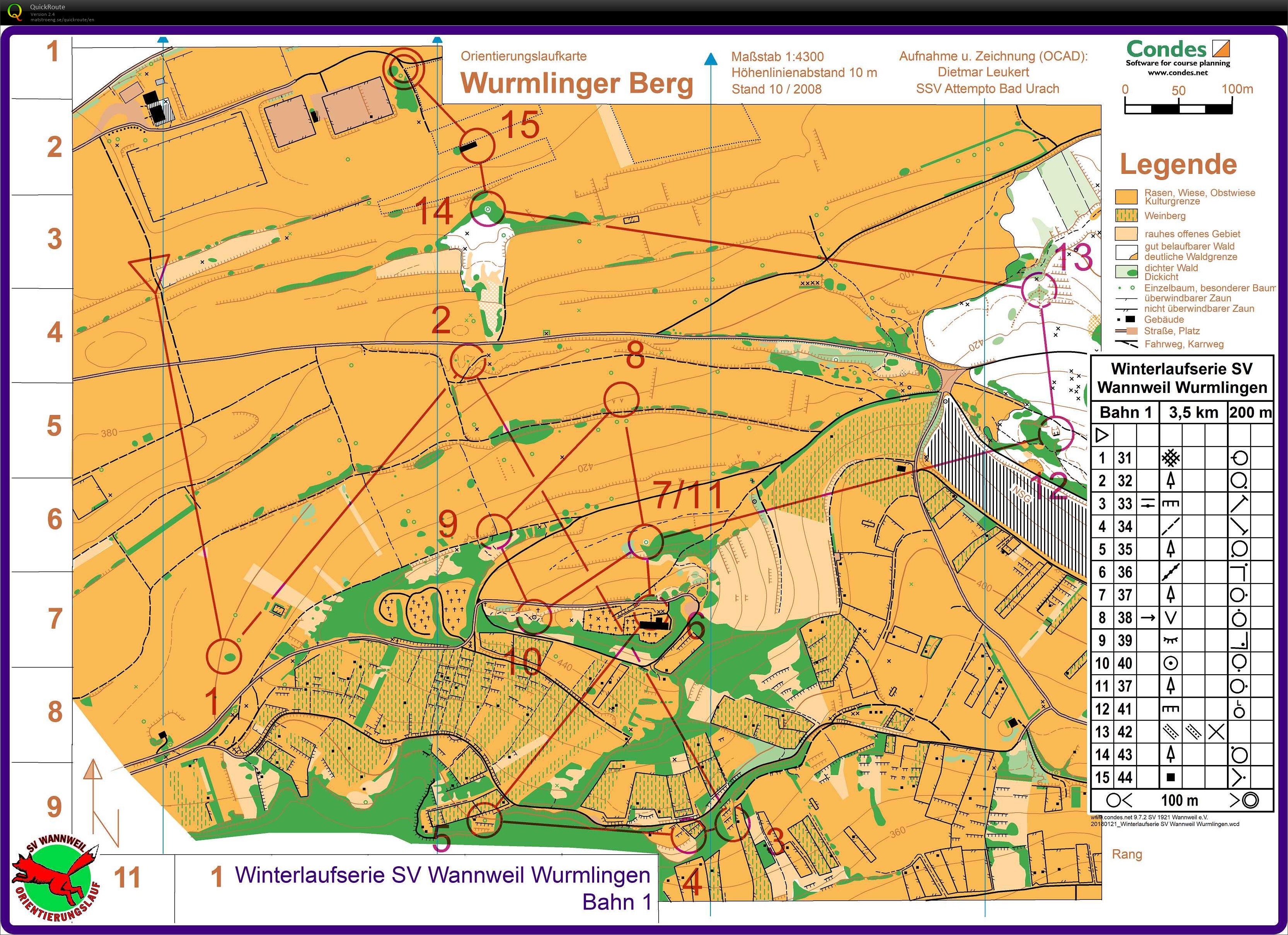 Winterlaufserie SV Wannweil Lauf 1 (2018-01-21)