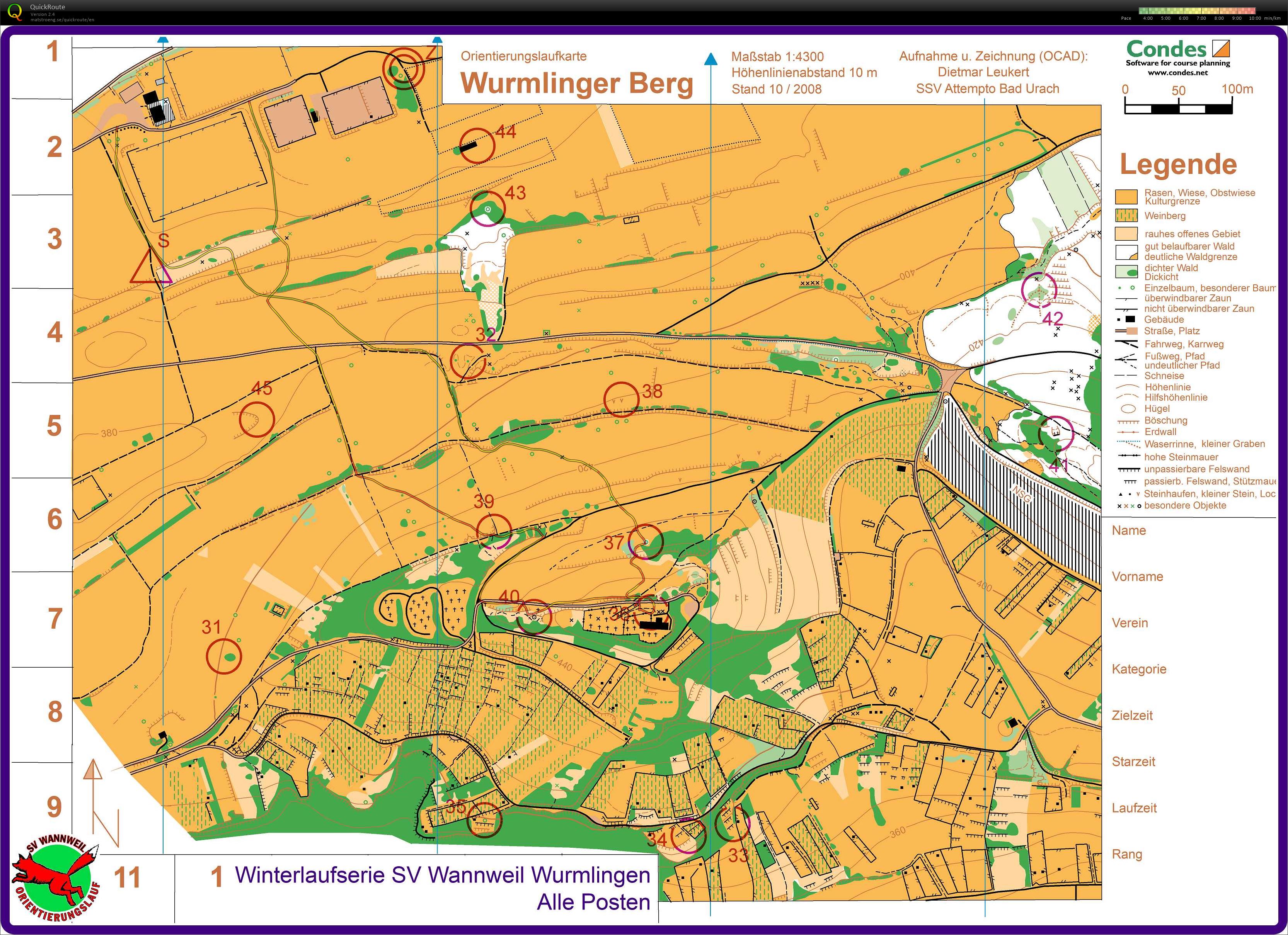 Wurmlingen training collecting controls (21.01.2018)