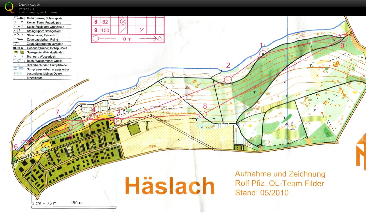 training competition Häslach part 1 (29/05/2010)