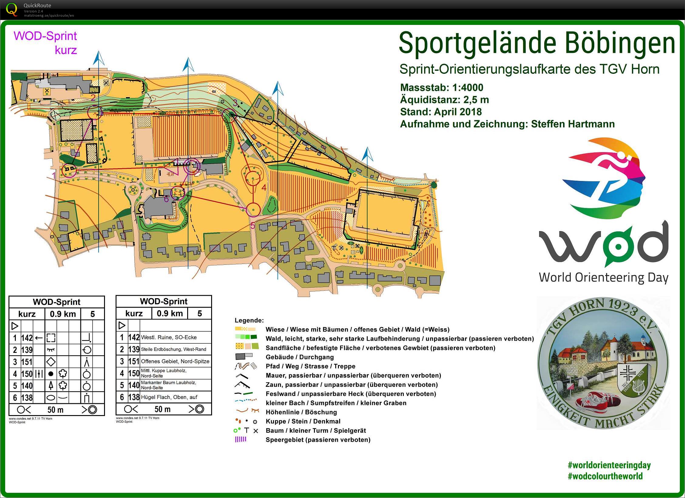 WOD Böbingen Sprint short (26/05/2018)