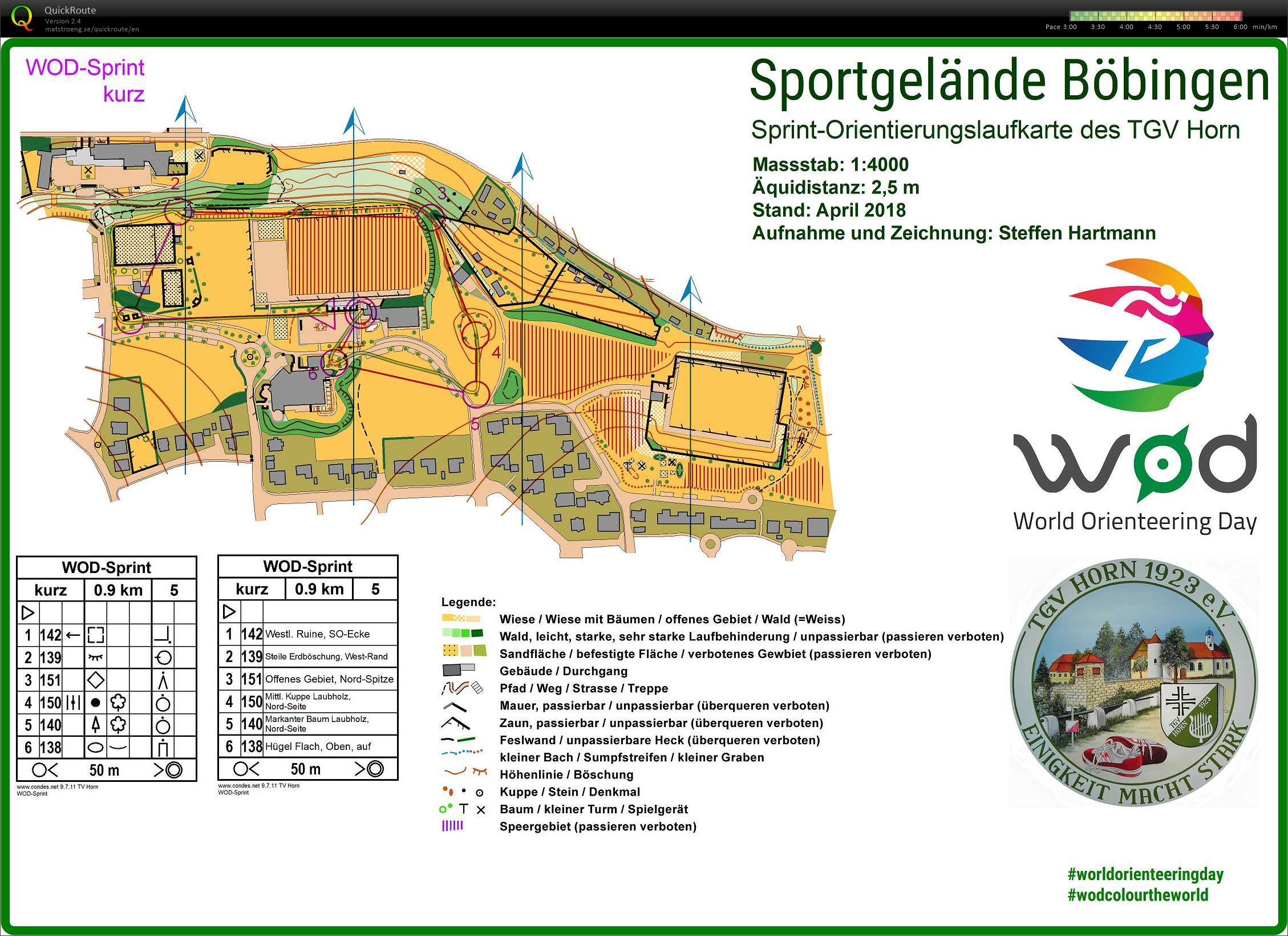 WOD Böbingen Sprint short (26/05/2018)