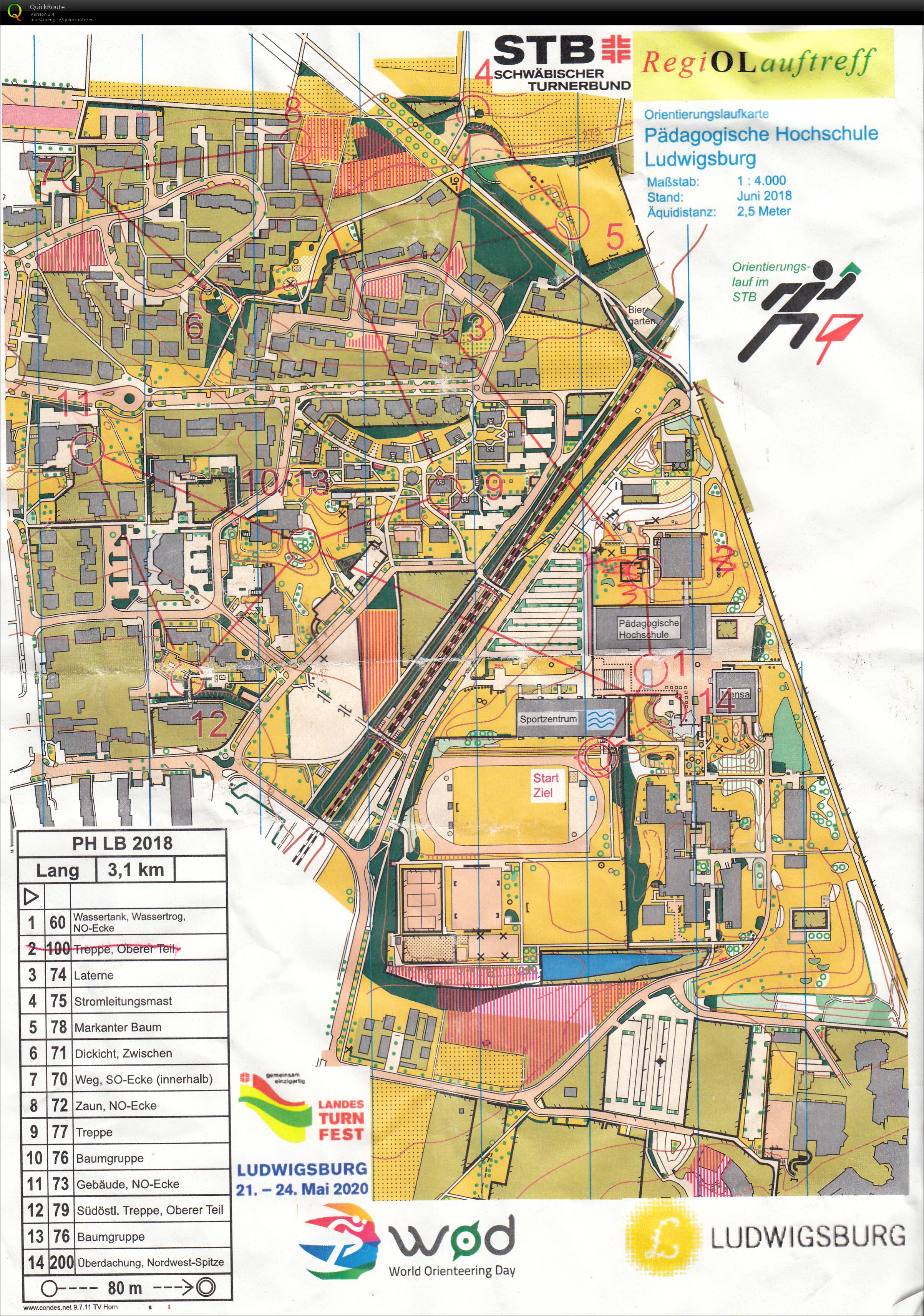 Training Ludwigsburg - collect controls (2018-06-28)