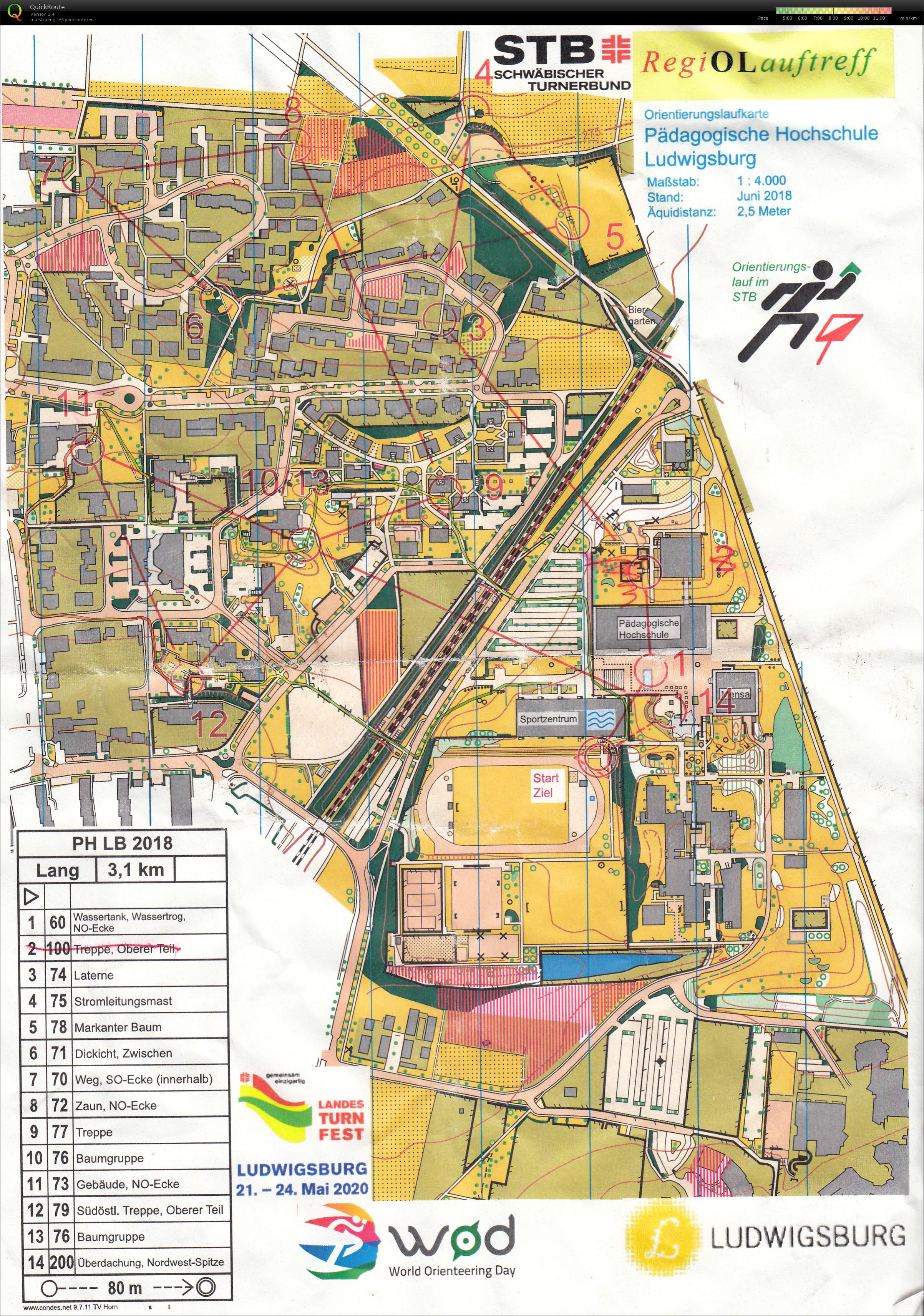 Training Ludwigsburg - collect controls (28.06.2018)