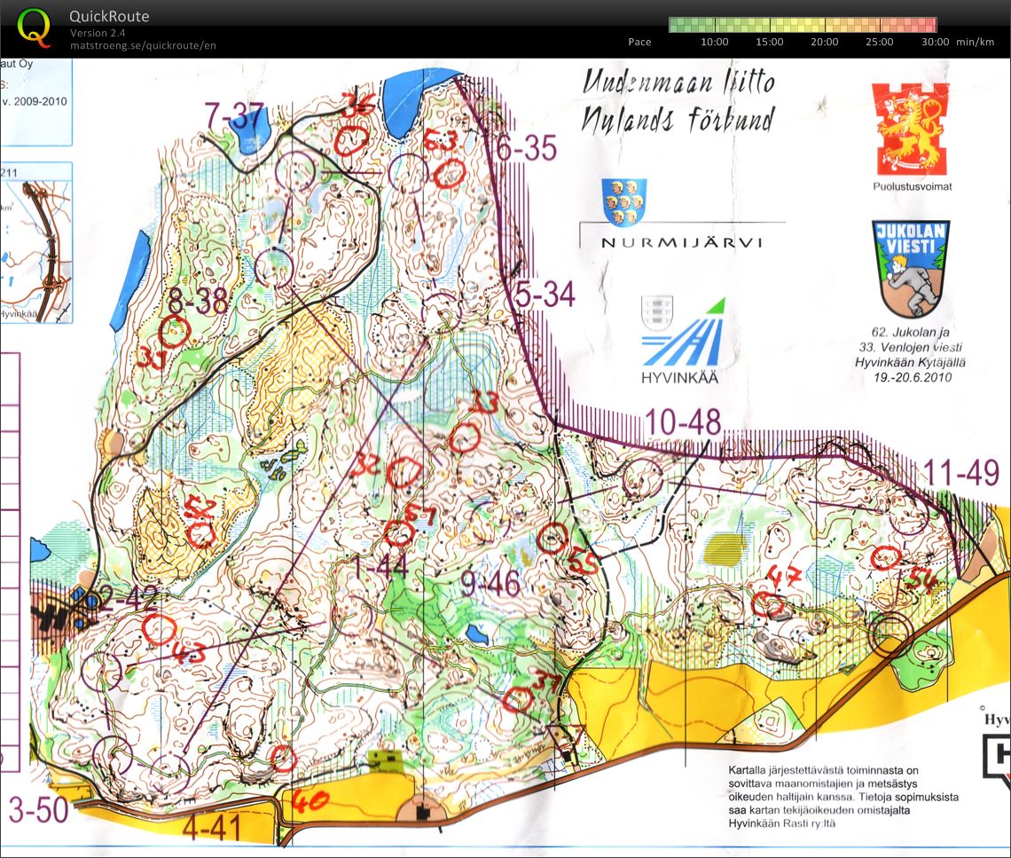 Jukola Training (19-06-2010)